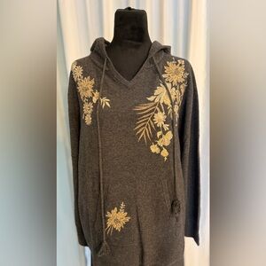 Johnny Was Embroidered Knit Lounge Set